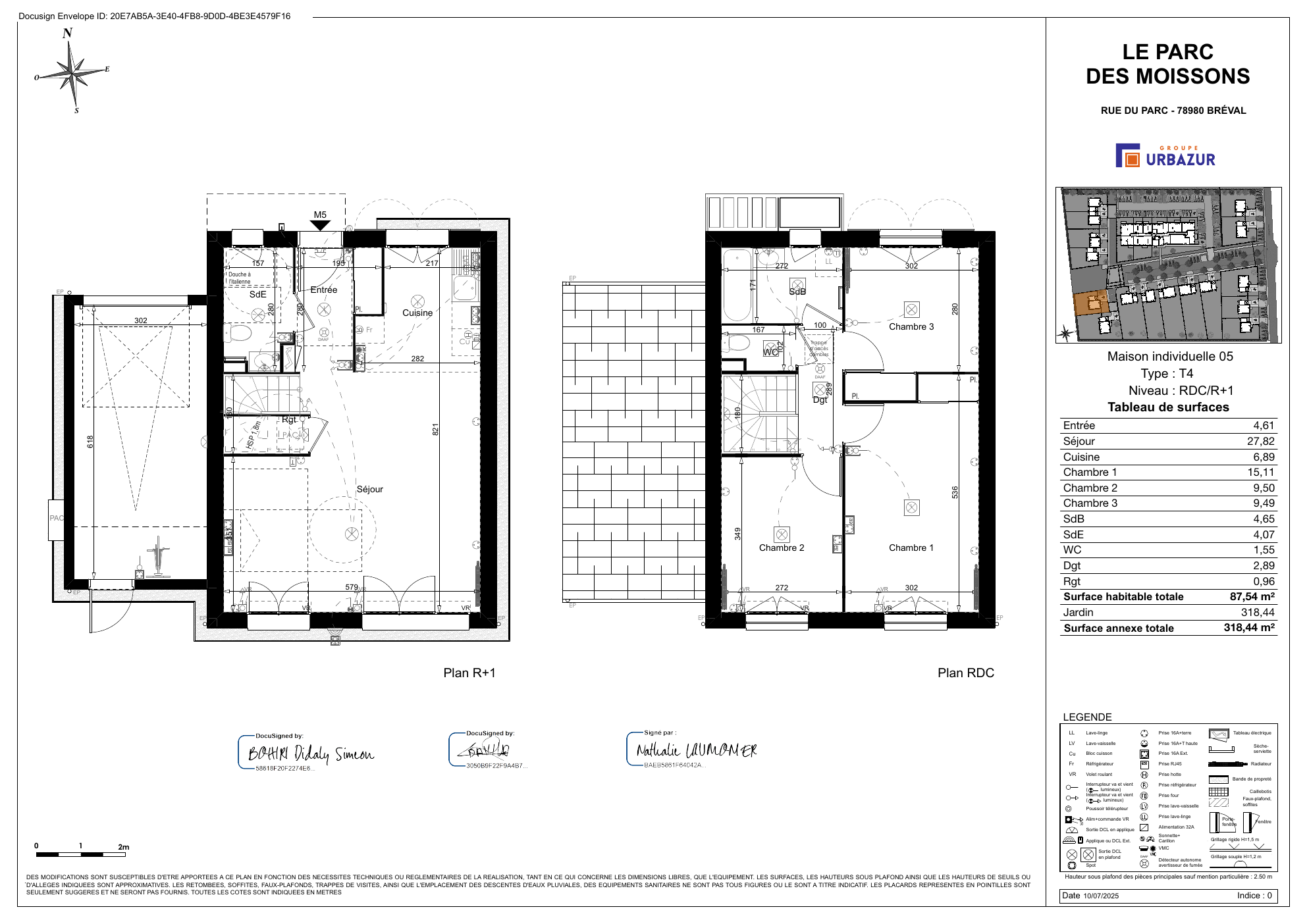 Plan de la maison